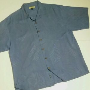 100% silk Tommy Bahama's short sleeve shirt